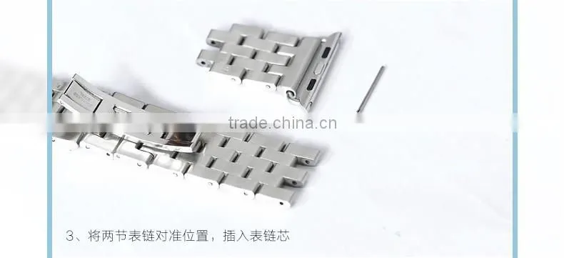 Stainless steel Watch strap for apple watch