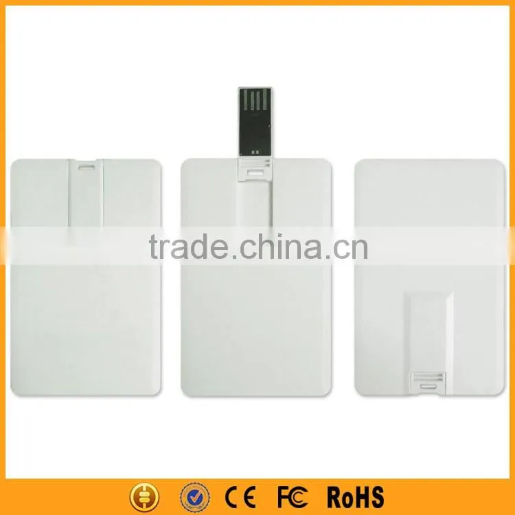 Best Business Gift Popular Plastic USB Flash Drive Card 8gb
