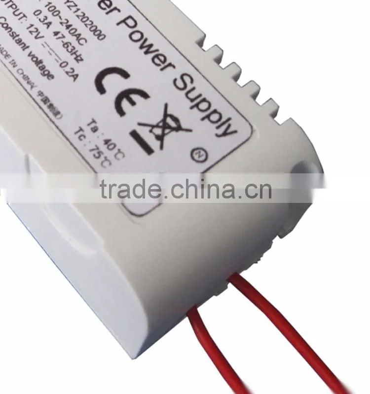 2.4W 12V Dali LED Light Buld Driver 200mh Constant Voltage Power Supply Switch Air Cooling AC Adapter