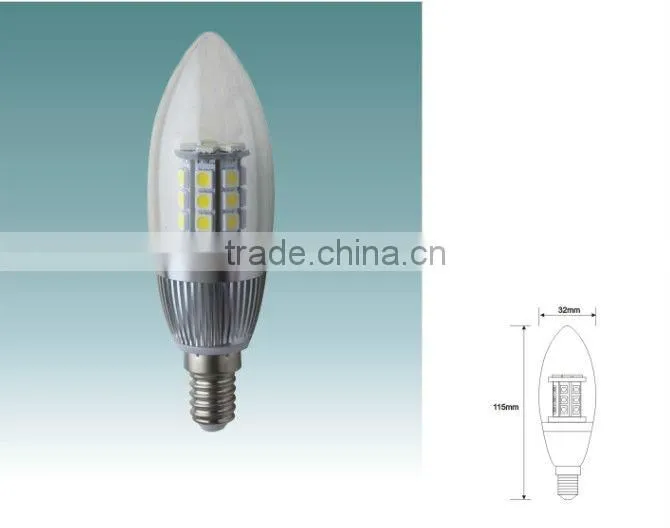 2013 New product 3W LED E14 220V Bulb with 5050SMD