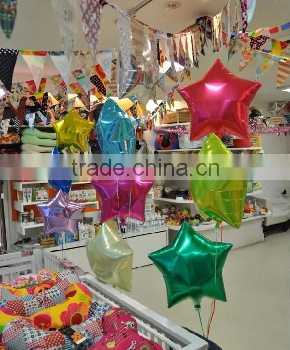 customized advertising star balloon mylar balloon advertising balloon