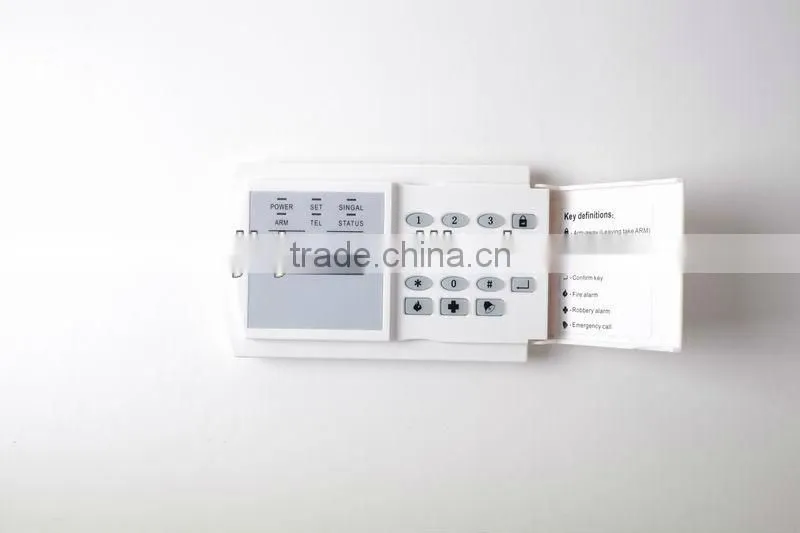 economic wireless wired home burglar alarm system