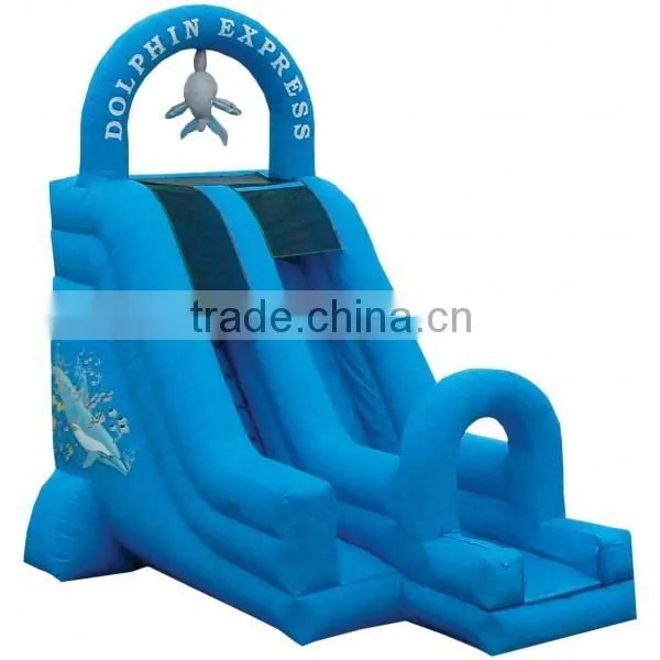 Happy Hop Inflatable Bouncer-9517 Giant Children Inflatabtable Super Crocodile Water Slide