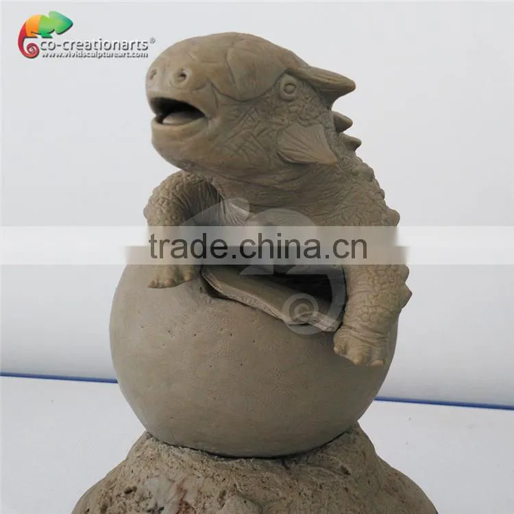 Wholesale handmade resin Zigong dinosaur museum souvenir
