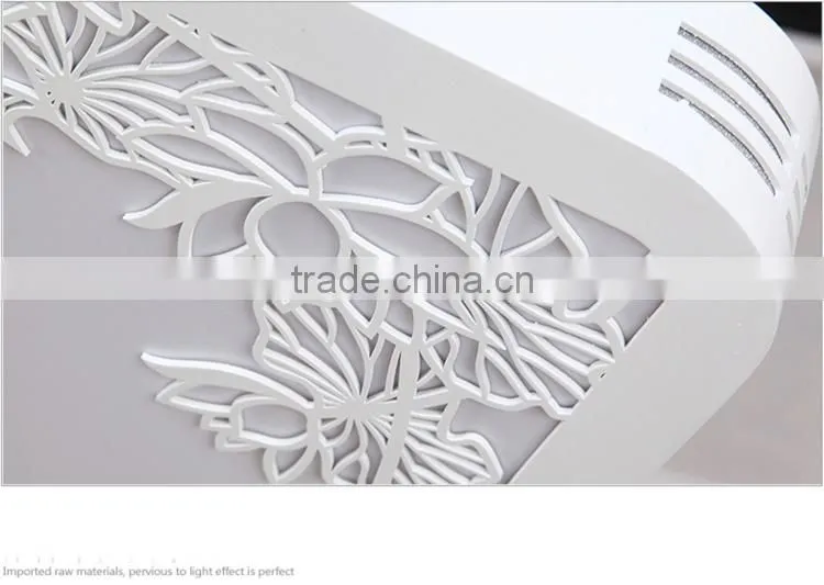 Wooden Modern LED Ceiling Lights 32W Living-room Suede Ceiling Lamps