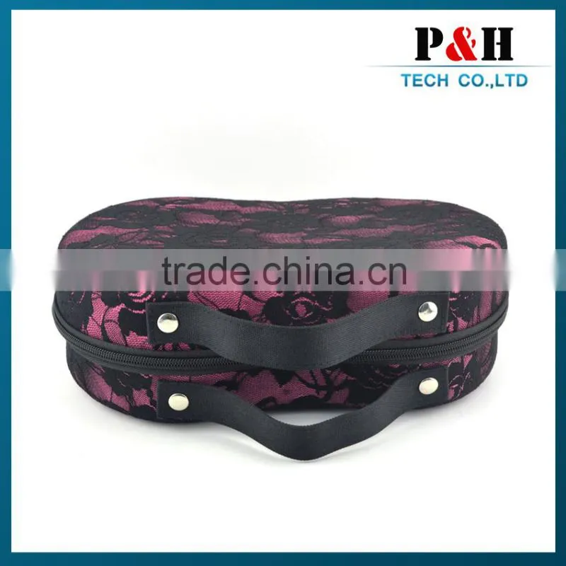 Hot selling fashion portable travel EVA bag bra case