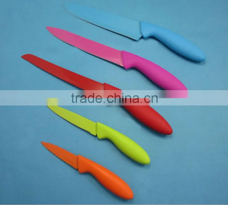 Non-stick kitchen knives