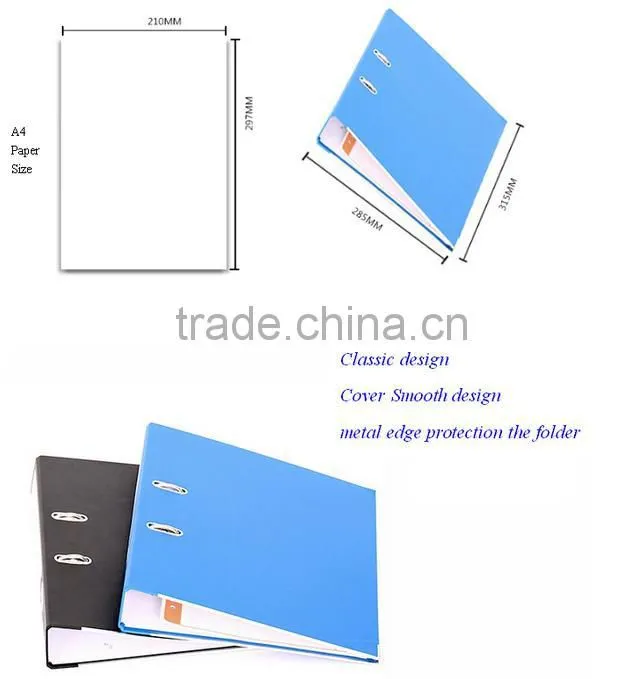 Customized 2-hole file folder ring binder