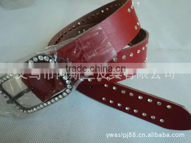 Women fashing belt Pu stud belt