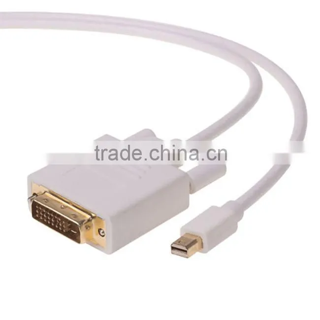 1.8m active mini displayport to DVI male hot plug mini dp to dvi cable