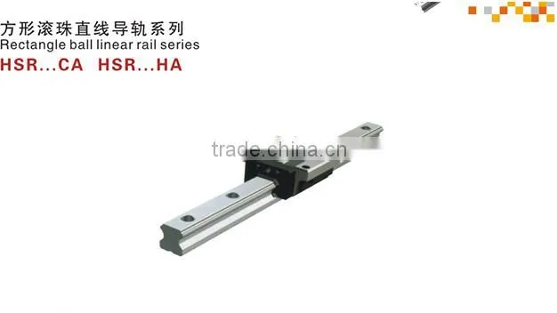high quality suitable price linear guide rail rectangle ball linear rail HSR30 from china supplier