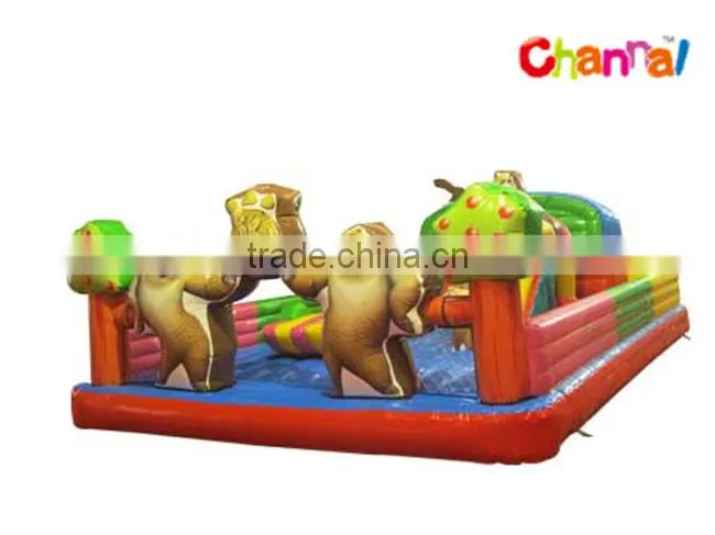 Alibaba china latest big inflatable cock bear Inflatable Fun City