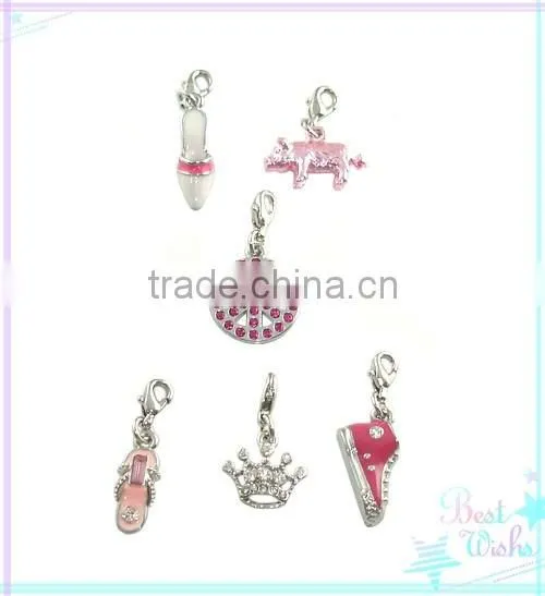 Metal Alloy Oil Charms With Lobster Clasp Charms Jewelry Customized
