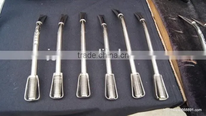 Mate straw spoon stainless steel