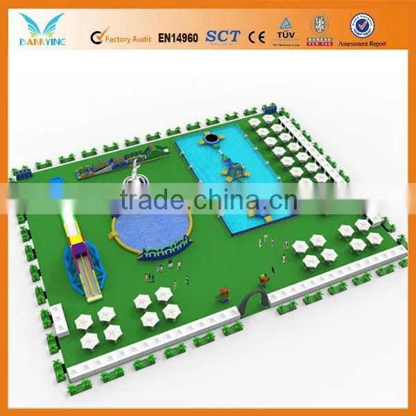 Cheap inflatable china theme park for big fun