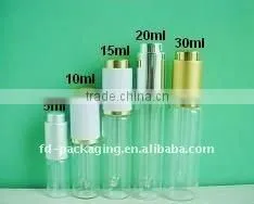 Glass bottle with dropper