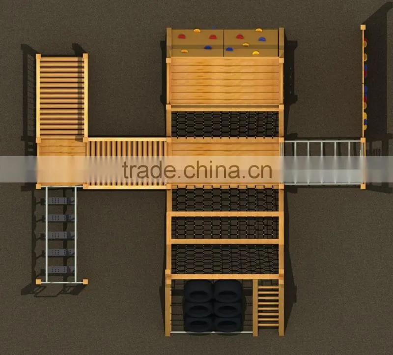 KAIQI GROUP high quality Wooden playground equipment for sale with CE,TUV certification