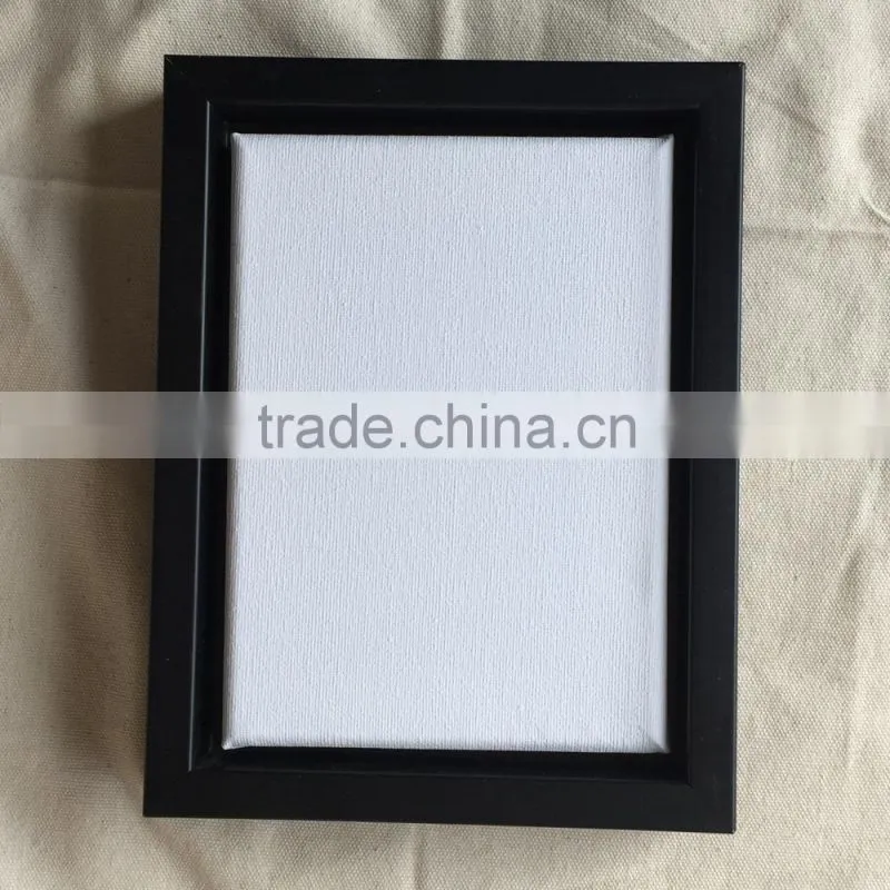 Framed canvas art with ps outer frame