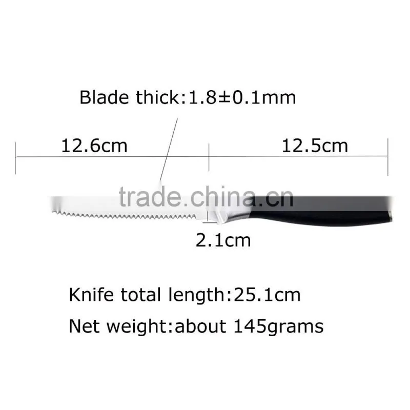 Professional restaurant grade steak knife with gift box