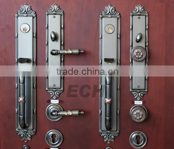 Brass ORBH antique door handle