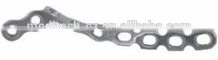 Titanium or Stainless Steel Arched Pubis Trauma Plate