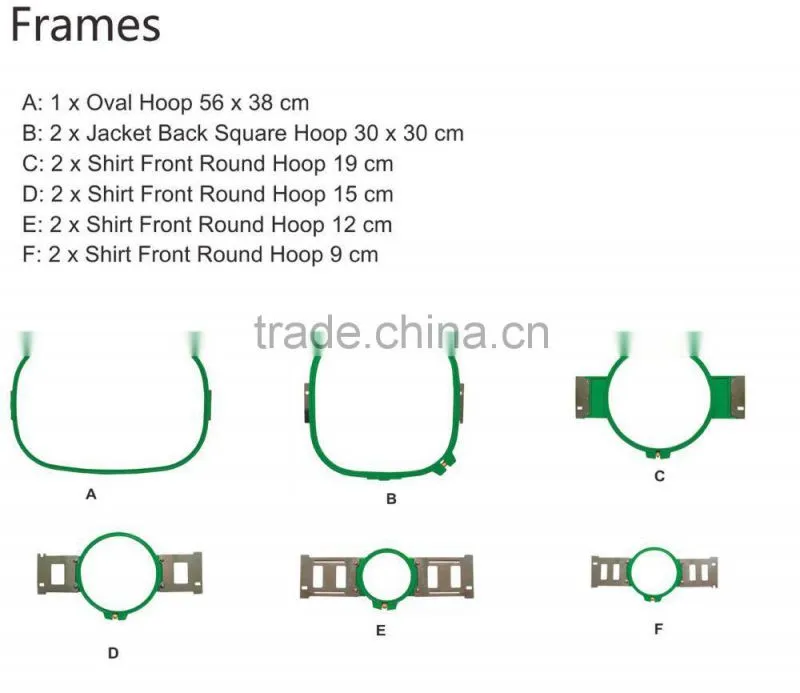 15 Needles 2 Head for Hat/garment/shoes/leather/Textile/logo embroidery