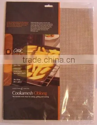 Heat resistant non-stick mesh baking sheet,Ideal for cooking oven chips,garlic bread ,pizza