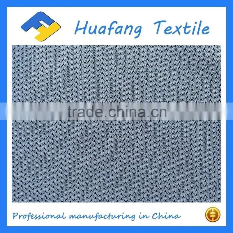 high quality 5-1 polyester warp knitted mesh lining fabric with hole size 1.5mm