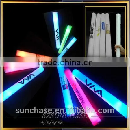 Hottest and newest colorful glowing led flashing blinking baton