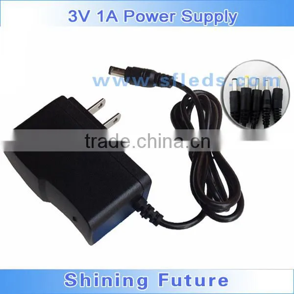 AC/DC Power Supply 3v 1a for USA/Canada With UL