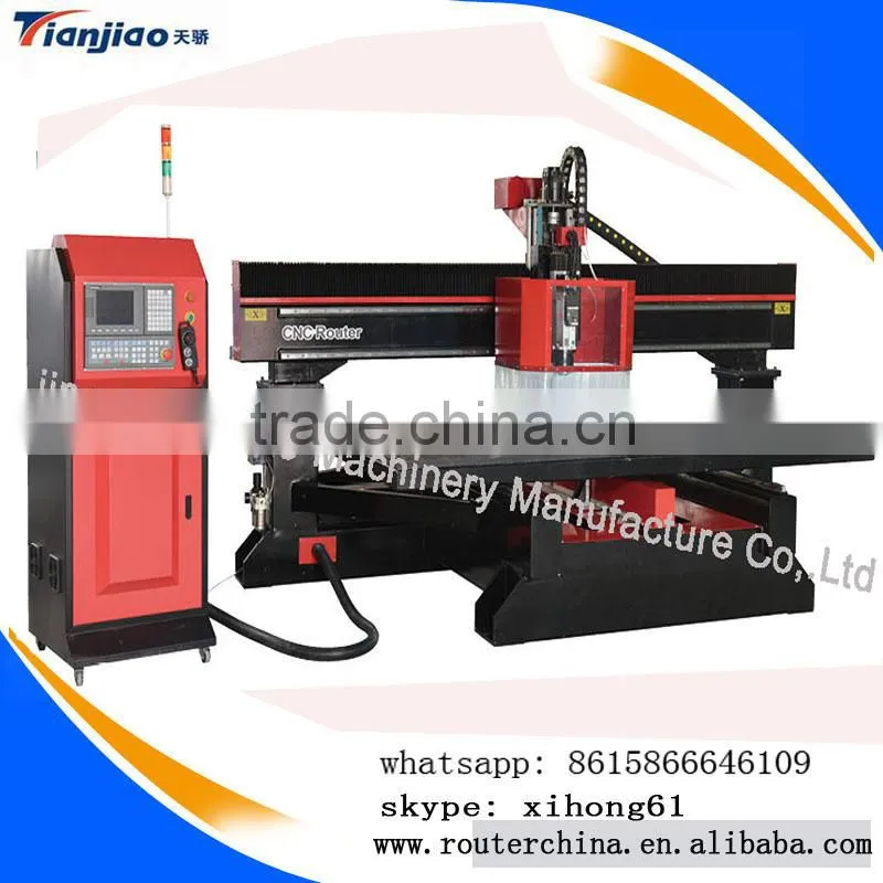 Hot sale high precision table moving cnc router metal cutting machine for cutting aluminum