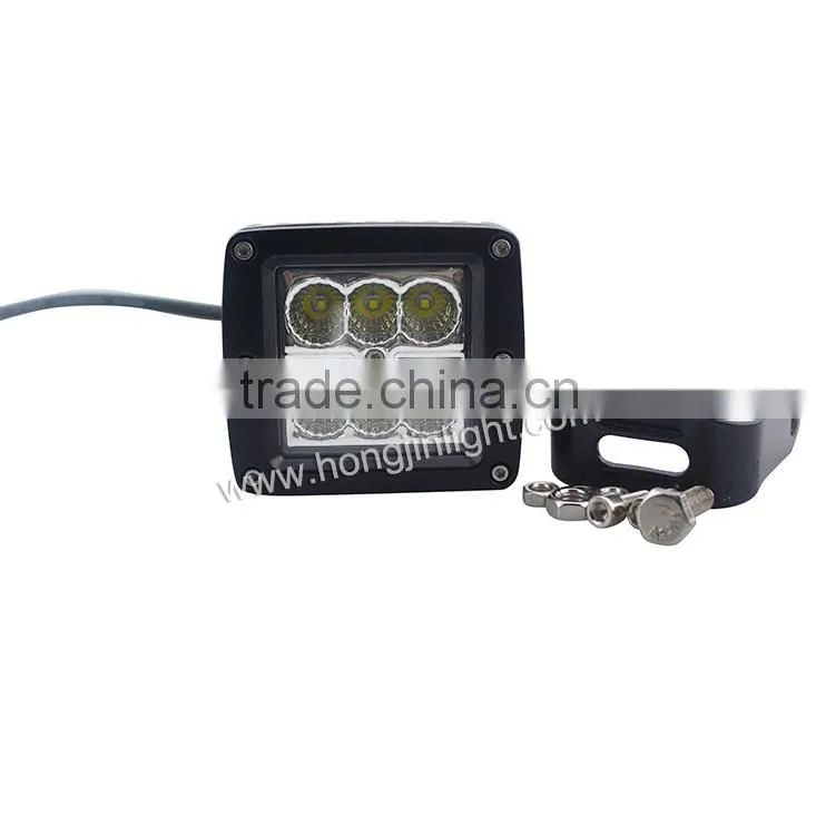 Good Performance 18W LED Work Light Motorcycle ATV 4 inch Waterproof Led Lights for cars
