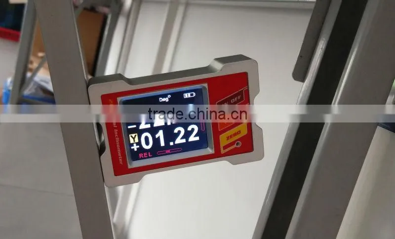 +/-90deg Range Magnetic Bottom Digital Bevel Box Inclinometer Spirit Level With High Accuracy 0.05deg