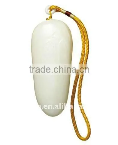 90x40mm white jade gemstone massager gemstone gifts