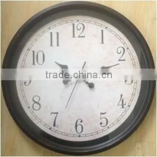 2014 new design plastic antique wall clock