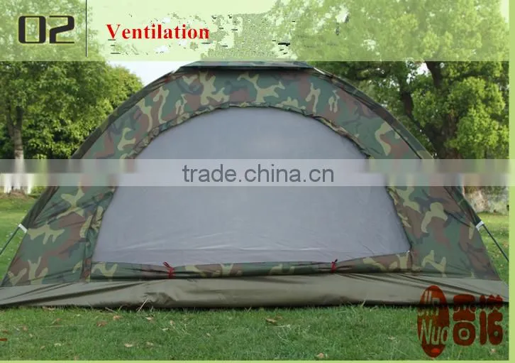Single Layer Double Door Waterproof Camping Tent