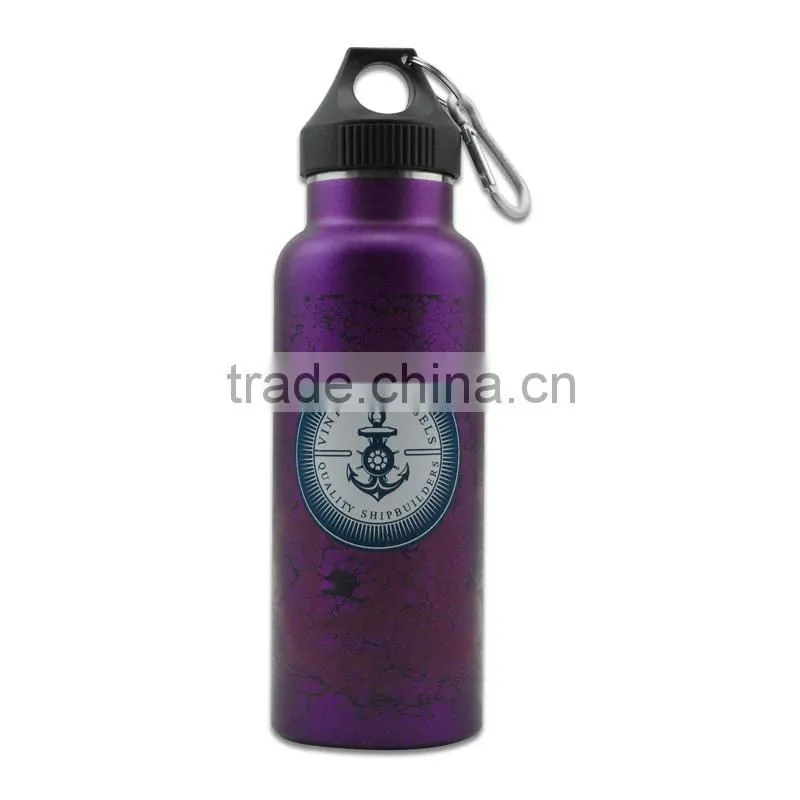 eco-friendly double wall stainless steel metal subzero sports water bottle