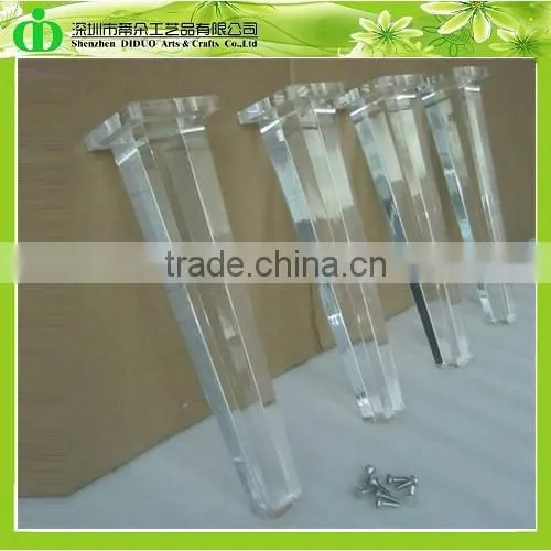 DDH-L118 Trade Assurance Modern Acrylic Table Leg Round Base