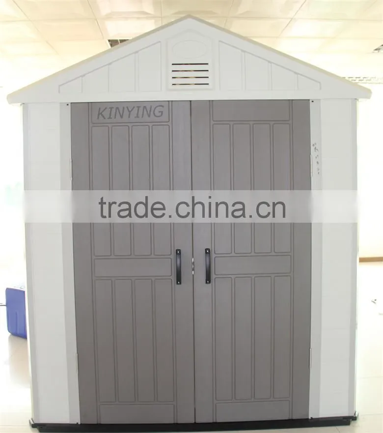 platic garden shed export prefab house made of HDPE