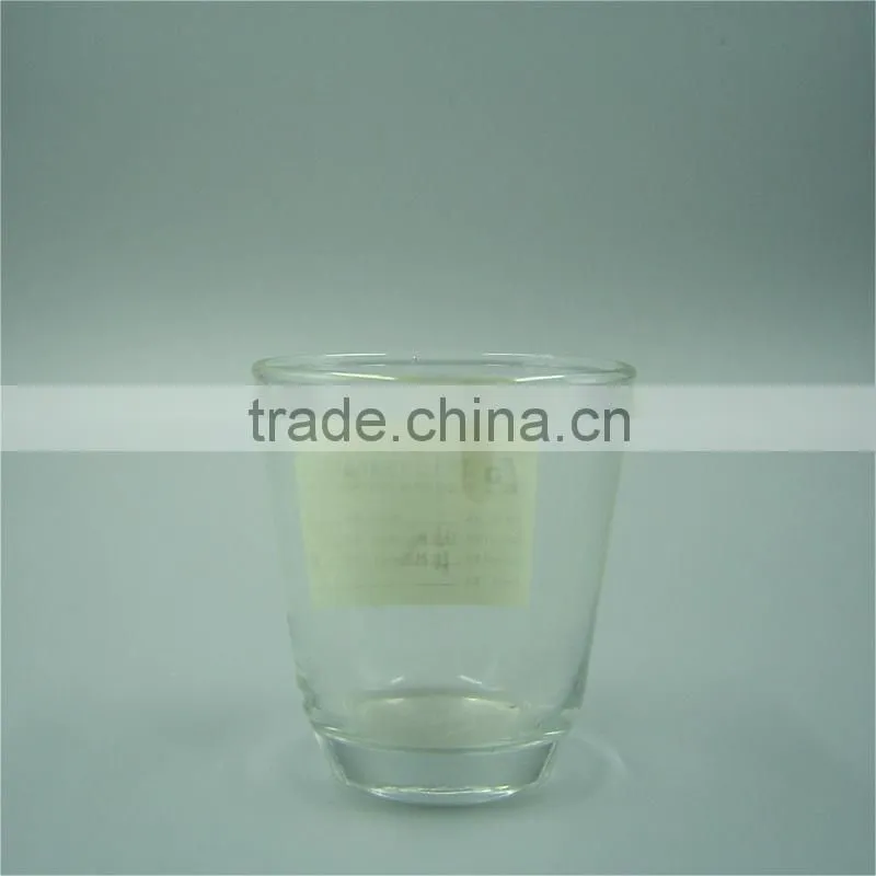 113ml Clear Glass China-Style Wide Mouth Tea Cups/ Alcohol Cups