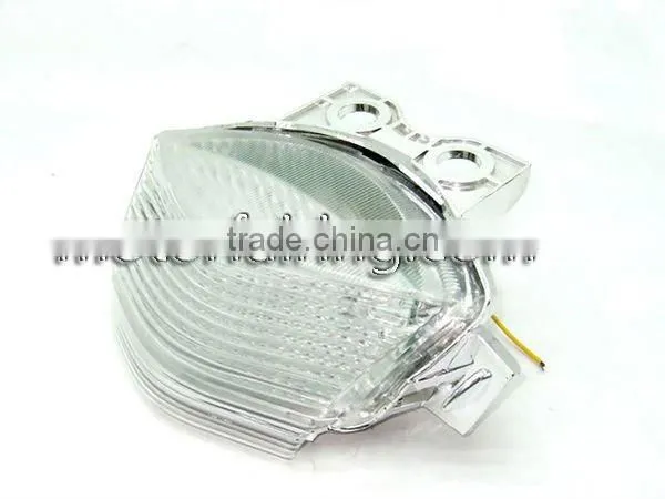 Plastic cover tail light/Motorcycle Clear LED tail light for Kawasaki Ninja 650R 06-08