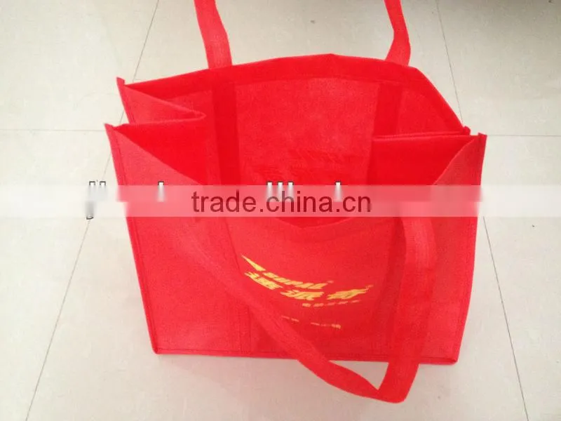 Ultrasonically welded non-woven hand bags