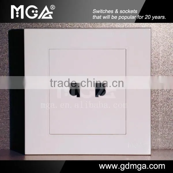 16A 2 pin switched plug socket