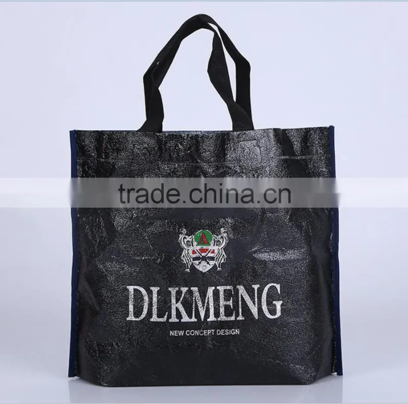 Eye-catching glossy laminated tote bag wholesale