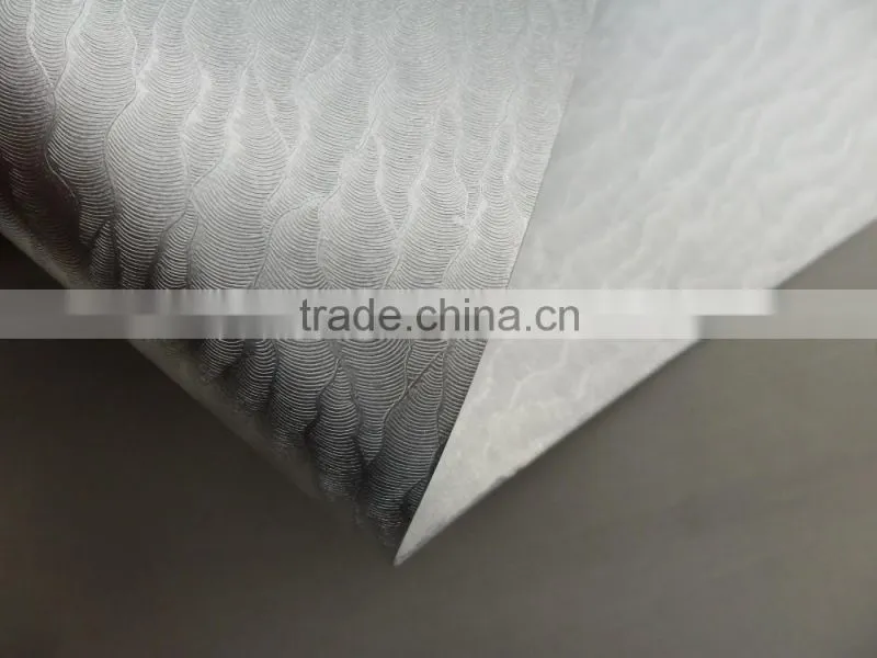 Two sided silver metallic foil paper rolls gold/ silver foil wrapping paper