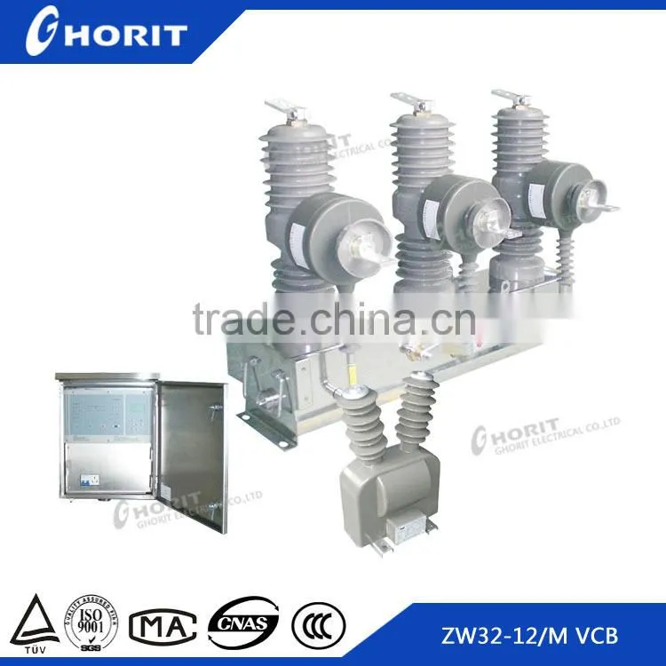 ZW32-12 M type outdoor intelligent vacuum circuit breaker 11kv vacuum recloser