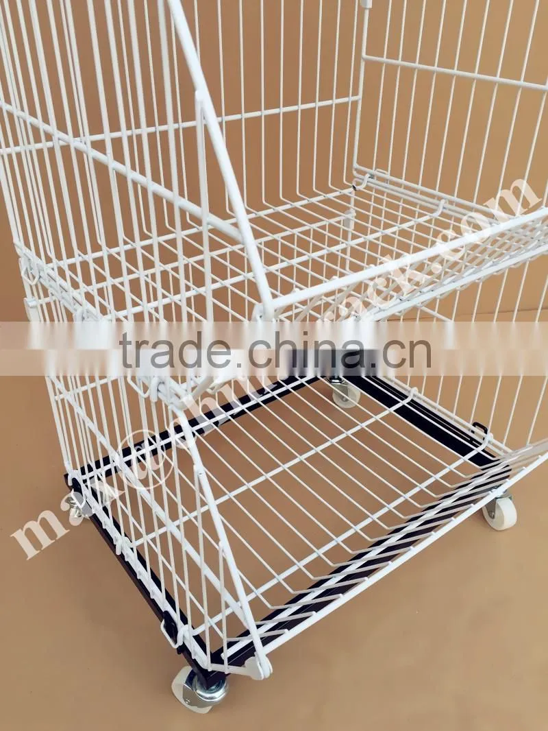 Tier Folding Snack Wire Basket Display Rack