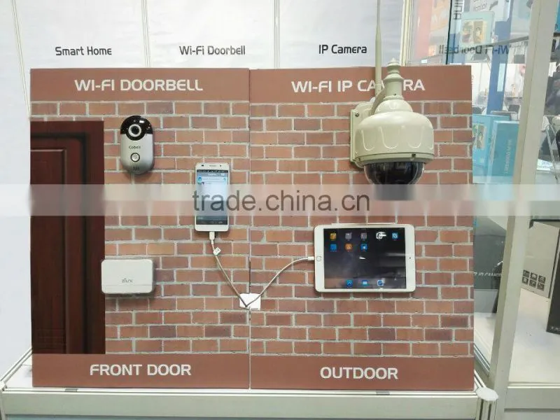 Ring Tone Video door phone, 2016 new zilink Cobell p2p intercom wifi doorbell camera