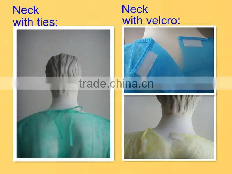 Disposable Nonwoven Medical Doctor Gown