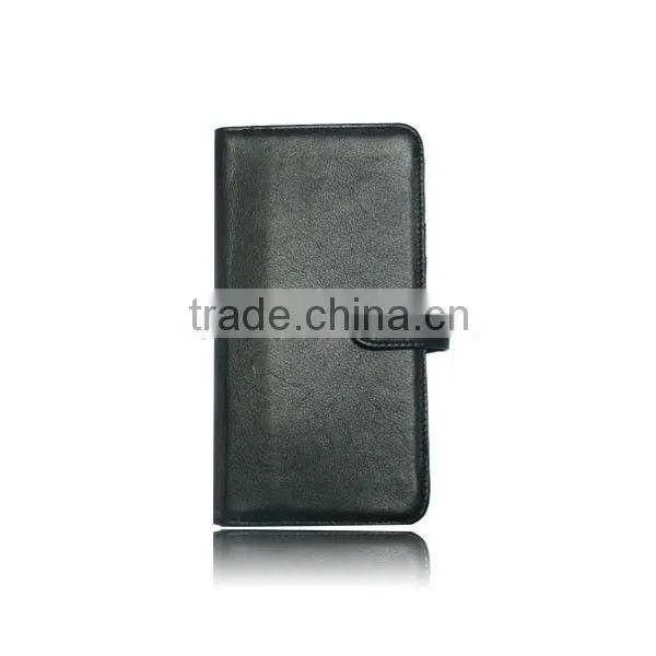 Wallet style Genuine leather case for sumsung galaxy note 2 i9220 N7100